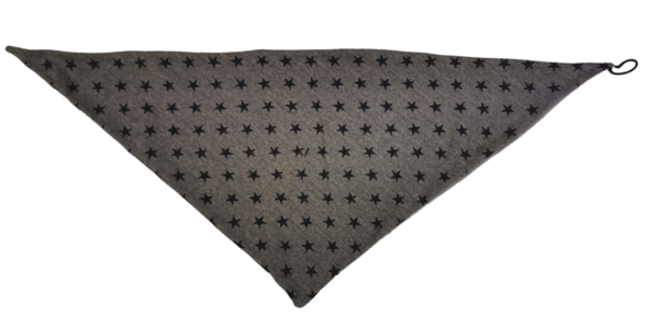 Tuch / Schal mit Sternen aus Fleece und Jersey